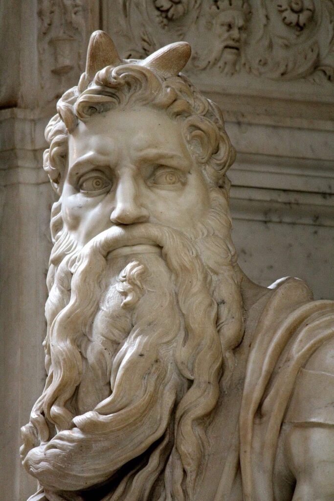 Moses sculpture (close up)